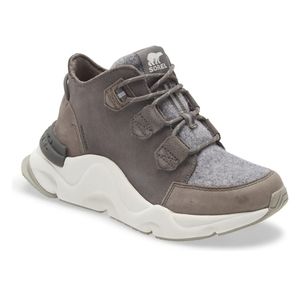 Sorel Kinetic Rnegd Caribou Insulated Waterproof Gray Sneaker Size 9 NWT NIB